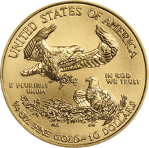 1/4 Unze Gold American Eagle 2019