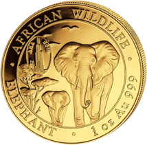 1 Unze Gold Somalia Elefant 2015 (Privymark ANA)