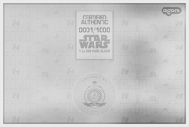 1 Unze Silber Münznote Blueprints Millennium Falke 2025 (Auflage: 1.000)