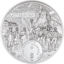 1 Unze Silber Matterhorn 2025 (Auflage: 1.865 | High Relief | Polierte Platte)