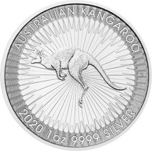 200 x 1 Unze Silber Känguru Nugget 2020