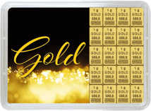 20 x 1g Goldbarren "Gold statt Geld" Combibarren (Valcambi)
