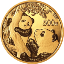 30g Gold China Panda 2021