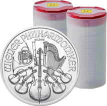40 x 1 Unze Silber Philharmoniker 2025