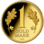 0,5g Gold Goldmark 2025 (Auflage: 5.000 | Polierte Platte)