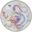1 Unze Silber White Dragon Brisbaine Coin Show 2024 (Auflage: 5.000 | coloriert)