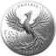 1 Unze Silber Phönix 2025 (Auflage: 5.000 | Polierte Platte)