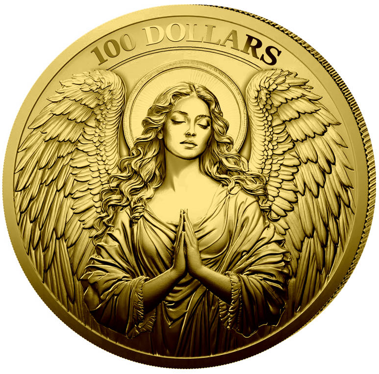 1/4 Unze Gold Schutzengel 2025 (Auflage: 299 | Polierte Platte)
