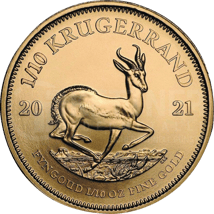 1/10 Unze Gold Krügerrand 2021