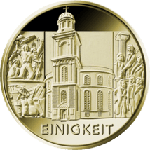 1/2 Unze Gold 100 Euro 2020 Einigkeit (Buchstabe: G | Auflage: 175.000)