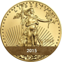 1/2 Unze Gold American Eagle 2015