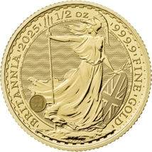 1/2 Unze Gold Britannia 2025 (Charles III.)