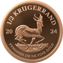 1/2 Unze Gold Krügerrand 2024