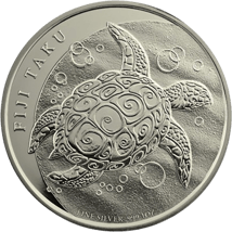 1/2 Unze Silber Fiji Taku Schildkröte 2013