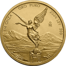 1/4 Unze Gold Mexiko Libertad 2024