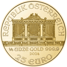 1/4 Unze Gold Wiener Philharmoniker 2024