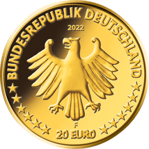 1/8 Unze Gold 20 Euro Kegelrobbe 2022 (Rückkehr der Wildtiere | Buchstabe: F)