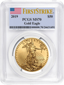 1 Unze Gold American Eagle 2019 (MS-70 PCGS | FS (First Strike))