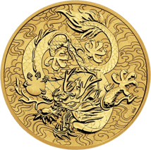 1 Unze Gold Australien Drache 2022 (Auflage: 5.000)