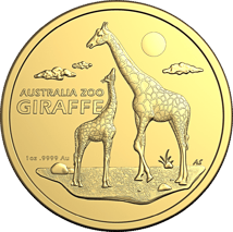 1 Unze Gold Australien Zoo Giraffe 2024 (Auflage: 250)