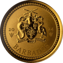 1/10 Unze Gold Barbados Trident 2024 (Auflage: 10.000)