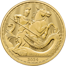 1 Unze Gold St George and the Dragon 2024