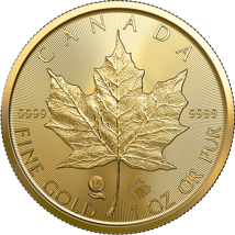 1 Unze Gold Maple Leaf 2022 Meliadine Mine