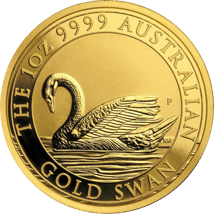 1 Unze Gold Perth Mint Schwan 2017 (Auflage: 5.000 Stück)