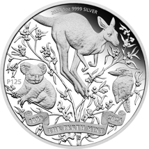 1 Unze Silber 125. Jubiläum Perth Mint 2024 PP (Auflage: 7.500 | Polierte Platte)