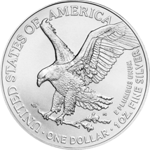 1 Unze Silber American Eagle 2024 (Typ II)