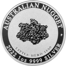 1 Unze Silber Australien Nugget Serie Little Hero 2022 (Auflage: 30.000)