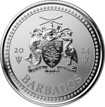 1 Unze Silber Barbados Trident 2024