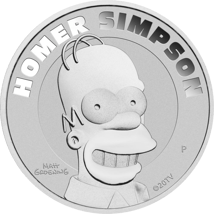 1 Unze Silber Homer Simpson 2022 (Auflage: 22.500)