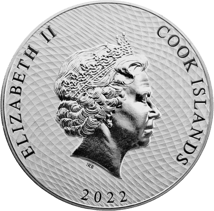 1 Unze Silber Cook Islands Bounty Abreise Portsmouth 2022 (Auflage: 999)