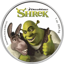 1 Unze Silber Shrek 2021 (Auflage: 2.000 | coloriert)