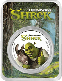 1 Unze Silber Shrek 2021 (Auflage: 2.000 | coloriert)