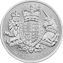 1 Unze Silber The Royal Arms 2024 (Auflage: 100.000)