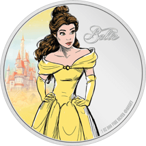 1 Unze Silber Walt Disney Belle 2024 (Auflage: 2.000 | Polierte Platte)