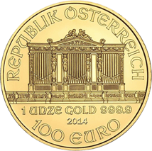 1 Unze Wiener Philharmoniker Gold 2014