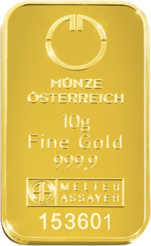 10g Münze Österreich Kinebar Goldbarren