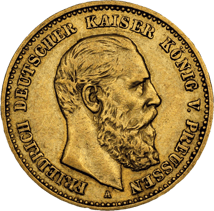 10 Mark Preußen Friedrich III Goldmünze