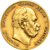 10 Mark Preußen Friedrich III Goldmünze