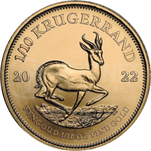 10 x 1/10 Unze Gold Krügerrand 2024