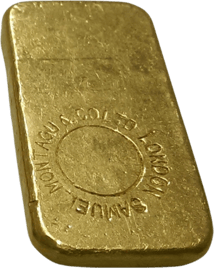 100g Goldbarren Rothschild (mit Gegenstempel)