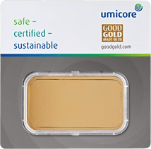 100g Goldbarren Umicore