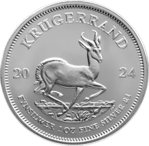 100 x 1 Unze Silber Krügerrand 2024