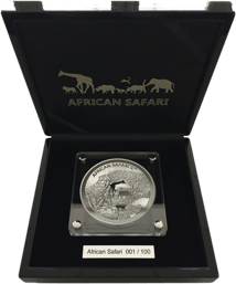 1kg Silber African Safari Affe 2020 AF (Auflage: 100)