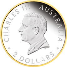 2 Unze Silber 125 Jahre Perth Mint 2024 (Auflage: 2.500 | teilvergoldet | Polierte Platte)