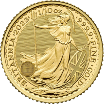 20 x 1/10 Unze Gold Britannia 2023