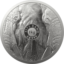 1kg Silber Big Five II Elefant 2021 (Auflage: 100)